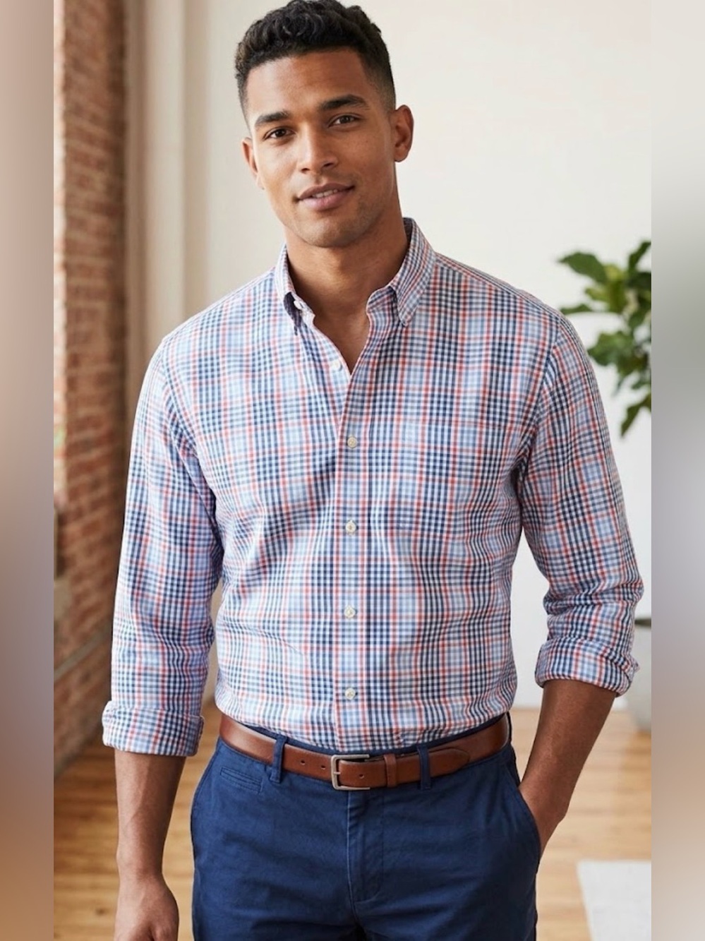 Vineyard Vines Men’s Classic Murray Button-Down Plaid Shirt